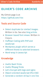 Mobile Screenshot of code.kuederle.com